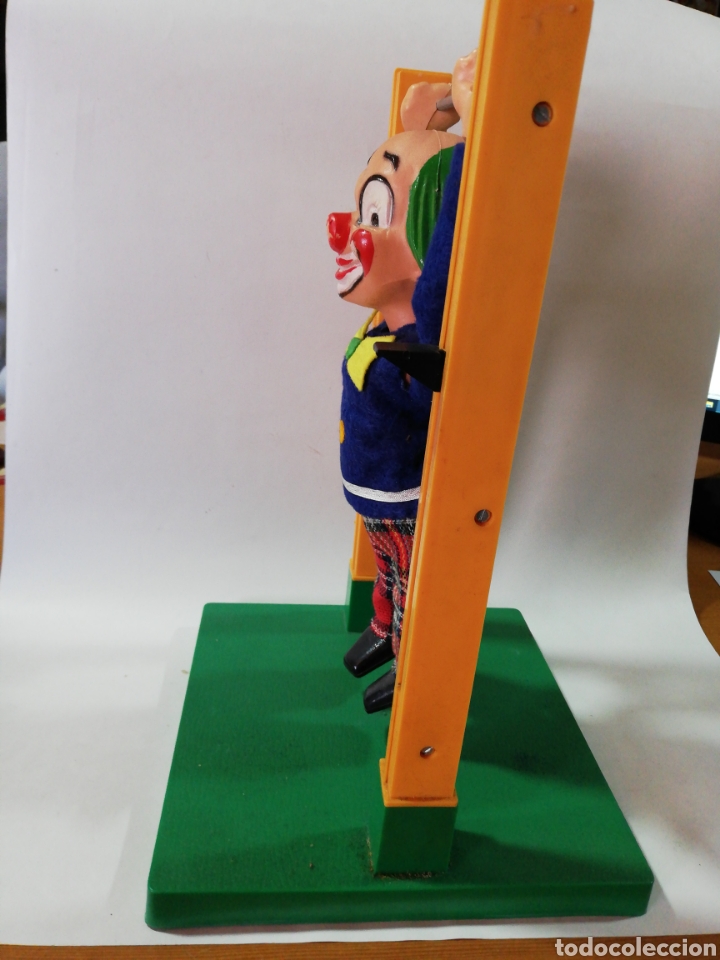 Juguetes antiguos: PAYASO ACROBATA MECANICO - Foto 4