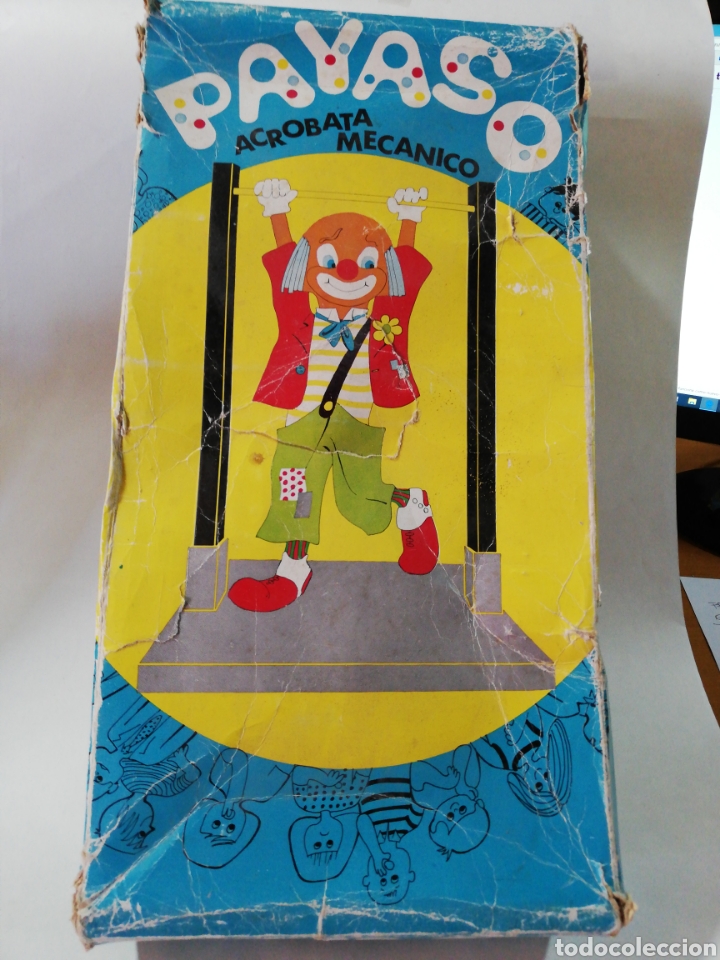 Juguetes antiguos: PAYASO ACROBATA MECANICO - Foto 5