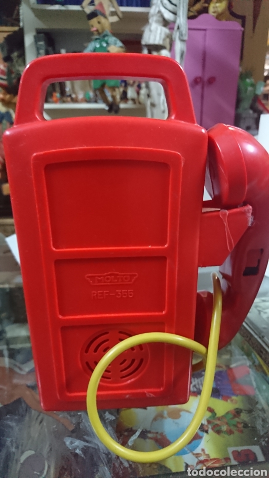 Juguetes antiguos: Tel&eacute;fono MOLTO - Foto 4
