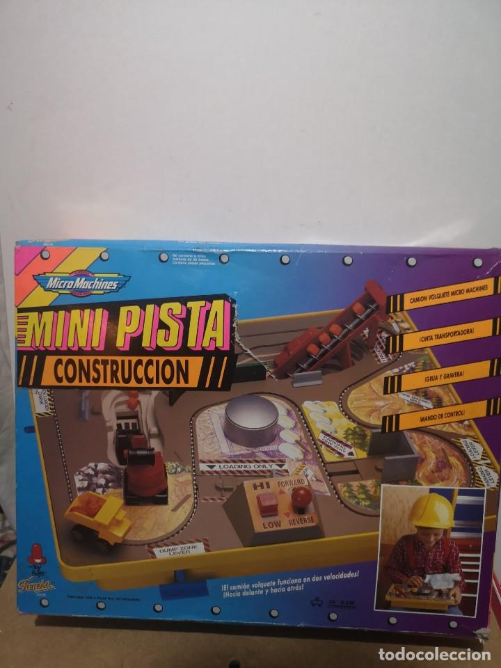 Juguetes antiguos: Minipista Micromachines funcionando - Foto 1