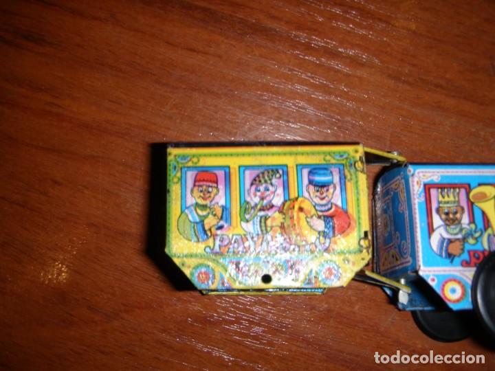 Juguetes antiguos: ANTIGUO TREN A CUERDA DE EGE FUNCIONANDO - Foto 3