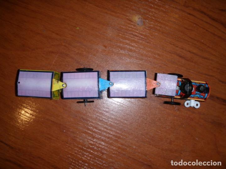 Juguetes antiguos: ANTIGUO TREN A CUERDA DE EGE FUNCIONANDO - Foto 6