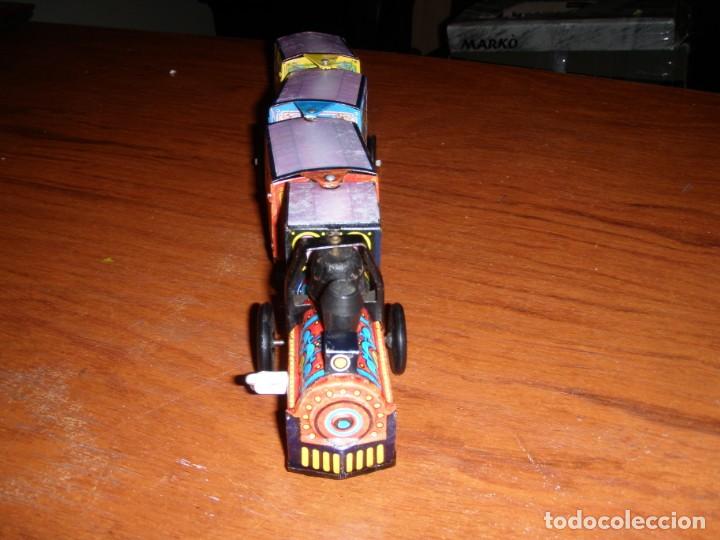 Juguetes antiguos: ANTIGUO TREN A CUERDA DE EGE FUNCIONANDO - Foto 7
