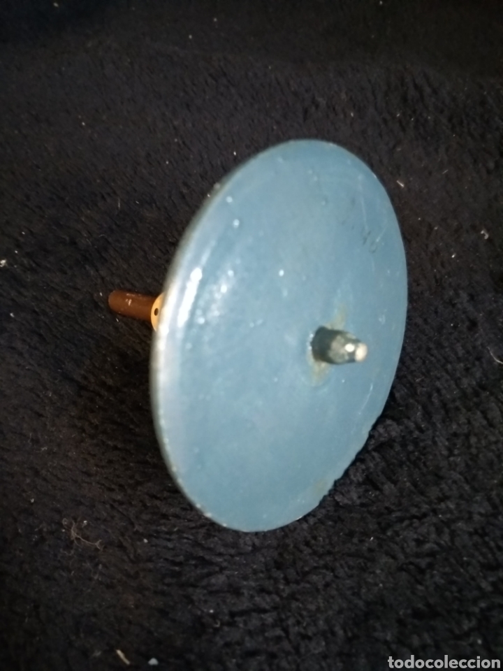 Juguetes antiguos: Peonza de madera tipo goula - Foto 3