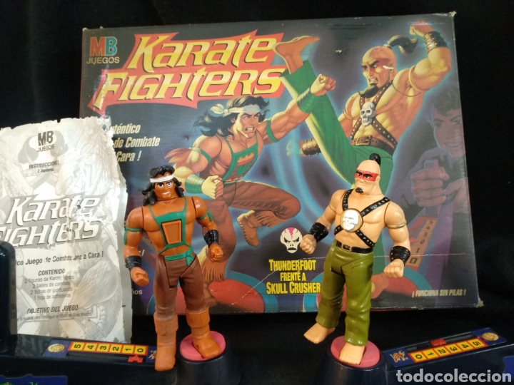 Juguetes antiguos: juego Karate Fighthers de MB - Foto 1