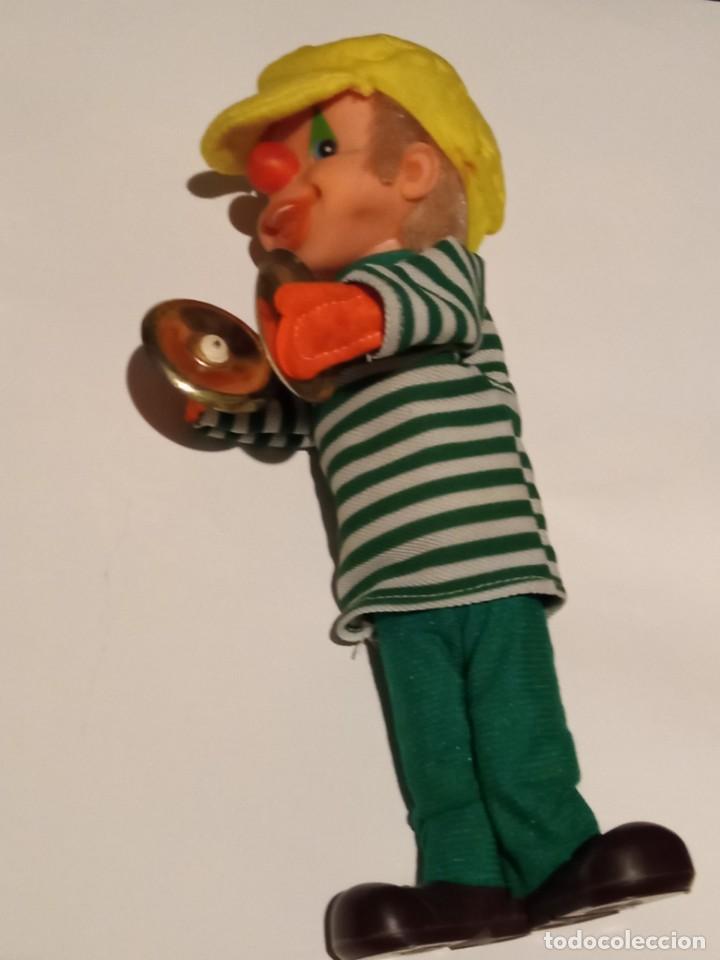 Juguetes antiguos: payaso platillos FEBER trabado - Foto 1