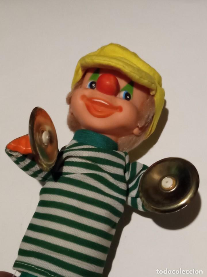 Juguetes antiguos: payaso platillos FEBER trabado - Foto 3