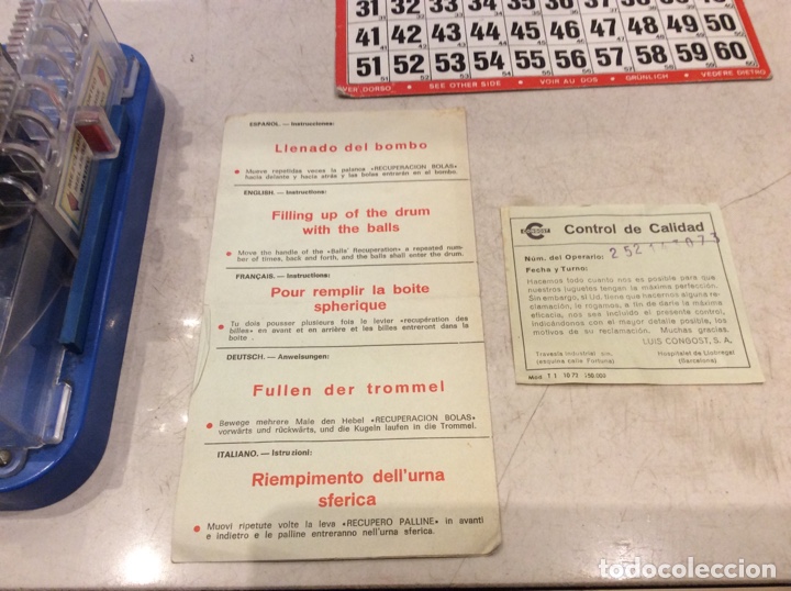 Juguetes antiguos: LOTOMATIC CONGOST - Foto 5