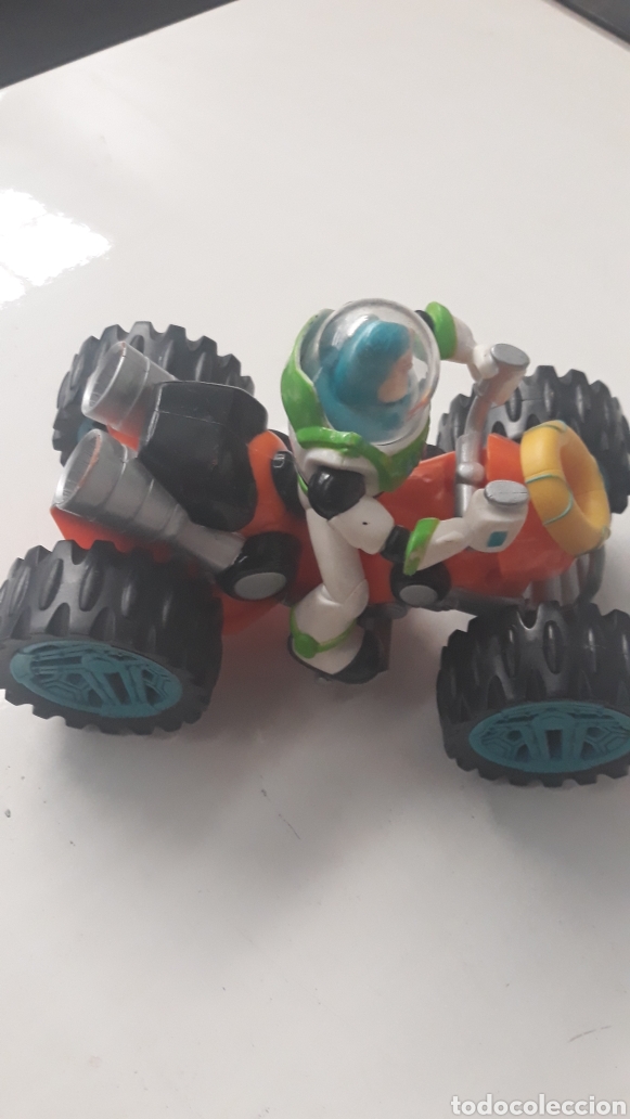 Juguetes antiguos: Buzz Lightyear con quad. - Foto 1