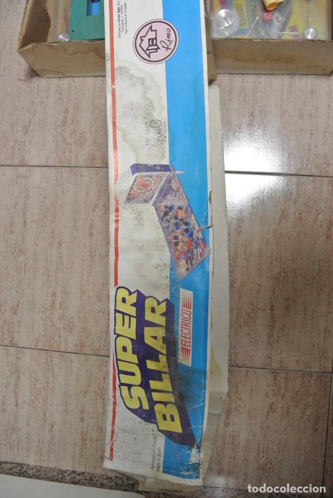 Juguetes antiguos: SUPER BILLAR ELECTRICO DE RIMA - Foto 11