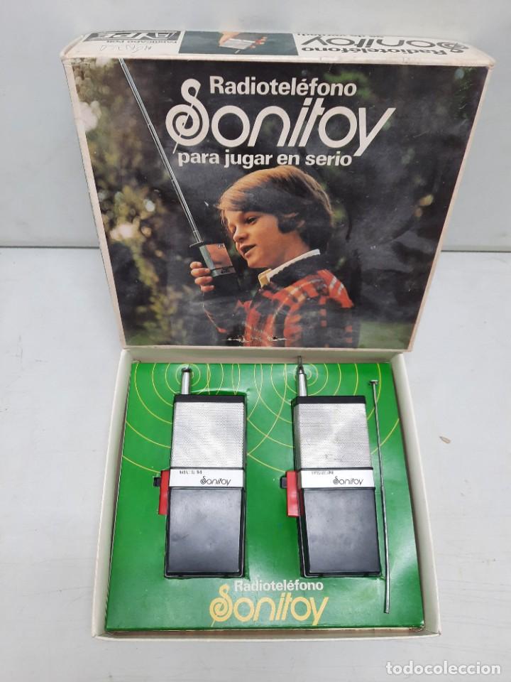 Juguetes antiguos: RADIO TELEFONO SONITOY , FUNCIONANDO! - Foto 3