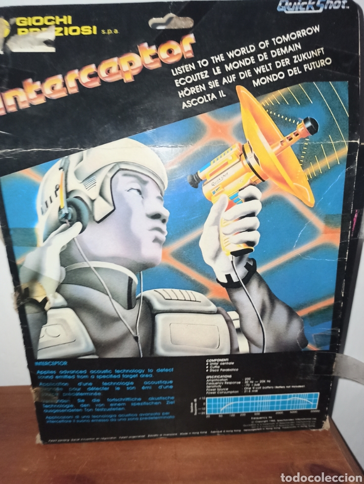 Juguetes antiguos: INTERCEPTOR ESPACIAL QUICKSHOT A&Ntilde;OS 80 - Foto 2