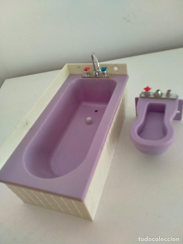 Juguetes antiguos: Ba&ntilde;era y Bid&eacute; Hogarin - Foto 1