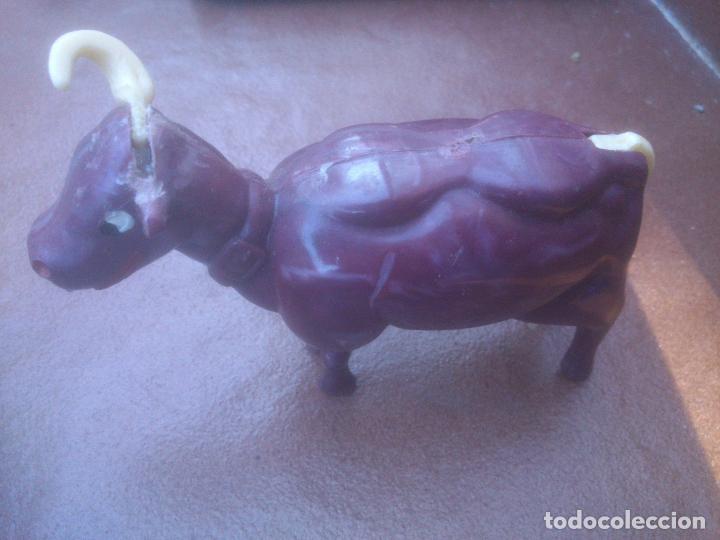Juguetes antiguos: VACA LECHERA MADEL - Foto 4