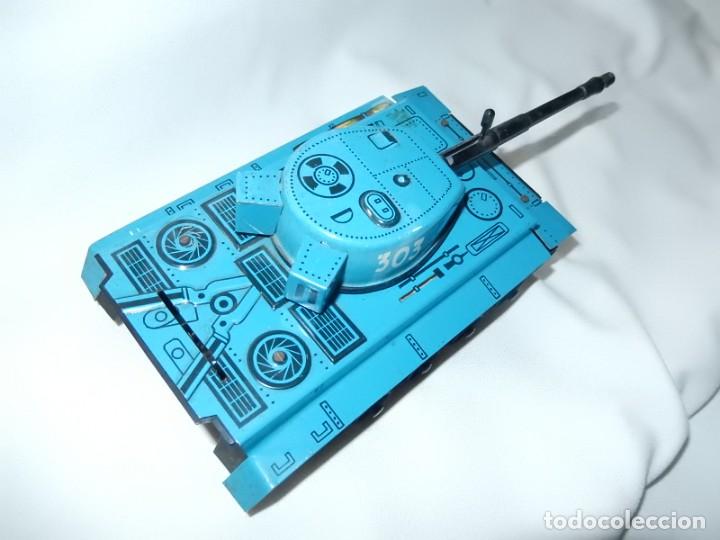 Juguetes antiguos: Tanque. Fabricado en Espa&ntilde;a. PLAYME. Ref. 303. - Foto 4