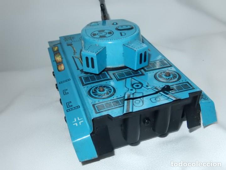 Juguetes antiguos: Tanque. Fabricado en Espa&ntilde;a. PLAYME. Ref. 303. - Foto 10