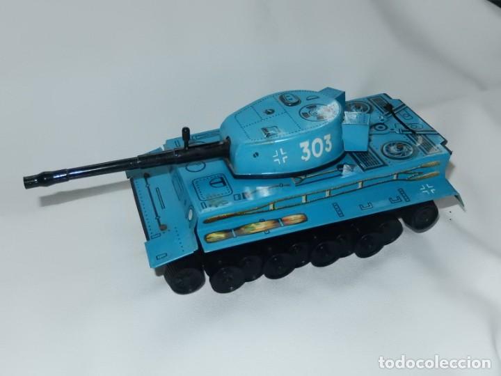 Juguetes antiguos: Tanque. Fabricado en Espa&ntilde;a. PLAYME. Ref. 303. - Foto 13