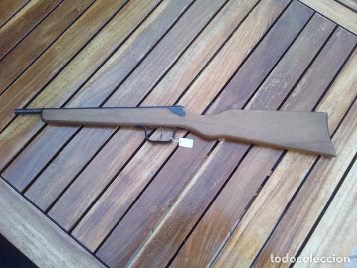 Juguetes antiguos: rifle lanza ventosa - Foto 2