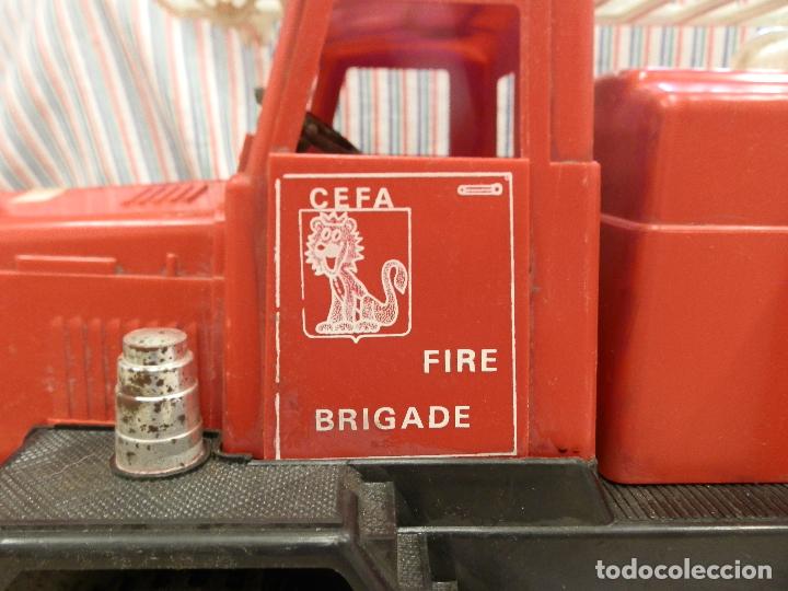Juguetes antiguos: ANTIGUO CAMI&Oacute;N BOMBEROS CEFA - Foto 13