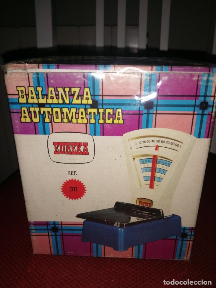 Juguetes antiguos: ANTIGUA BALANZA AUTOMATICA EUREKA - Foto 3