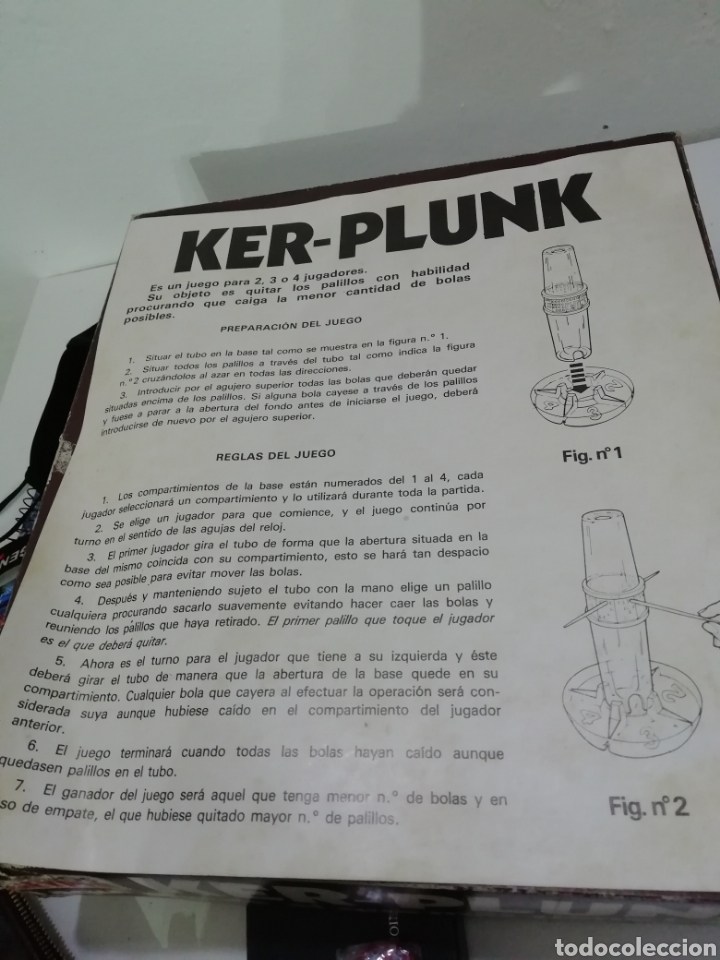 Juguetes antiguos: Ker- Plunk juegos Geyper ref 735 - Foto 3