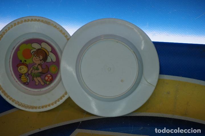 Juguetes antiguos: 2 Platos de juguete marca PSE. - Foto 4