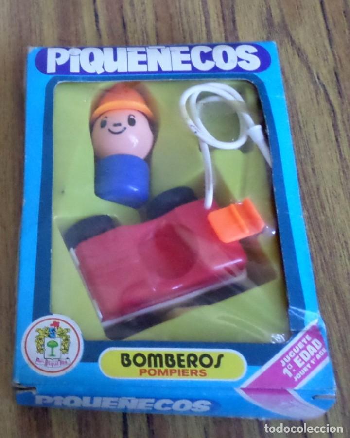 Juguetes antiguos: PIQUE&Ntilde;ECOS - Bomberos - pompiers - Foto 1