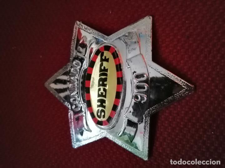 Juguetes antiguos: ANTIGUA ESTRELLA DE SHERIFF - Foto 1