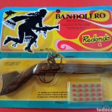 Brinquedos antigos: TRABUCO BANDOLERO (18 CM).MINIATURAS METÁLICAS REDONDO 70S.SIN ABRIR.. Lote 342839438