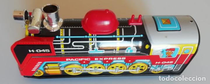 Juguetes antiguos: LOCOMOTORA EGE, PACIFIC EXPRES, REF 104, EN CAJA. CC - Foto 2