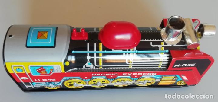 Juguetes antiguos: LOCOMOTORA EGE, PACIFIC EXPRES, REF 104, EN CAJA. CC - Foto 3