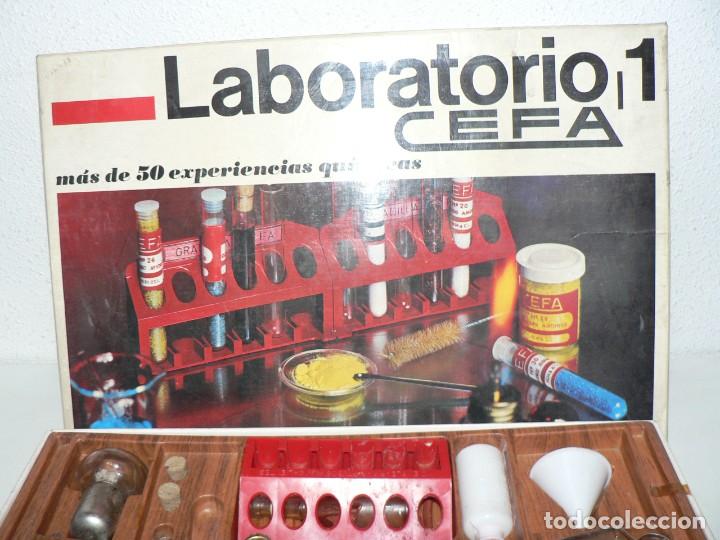 Juguetes antiguos: JUEGO DE LABORATORIO 1 DE CEFA - Foto 1