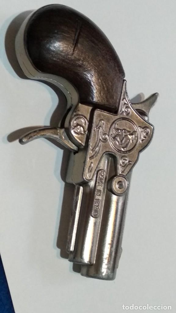 Juguetes antiguos: Antigua pistola de juguete Gonher nº 56. metálico para fulminantes. NO PIRATAS DEL OESTE - FUNCIONA