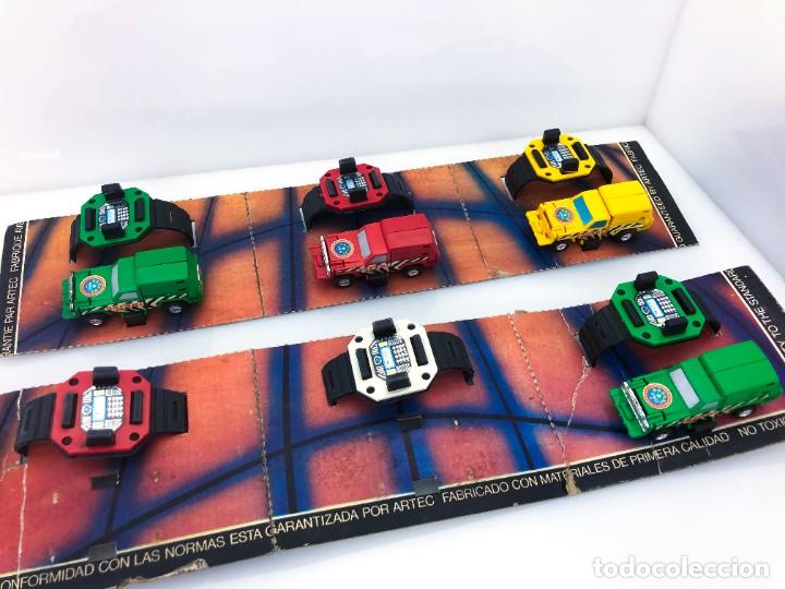 Juguetes antiguos: Lote de Transformers con pulsera tipo reloj de la marca ARTEC - Foto 2