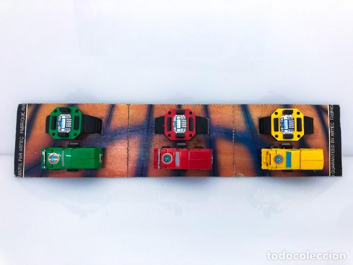 Juguetes antiguos: Lote de Transformers con pulsera tipo reloj de la marca ARTEC - Foto 8