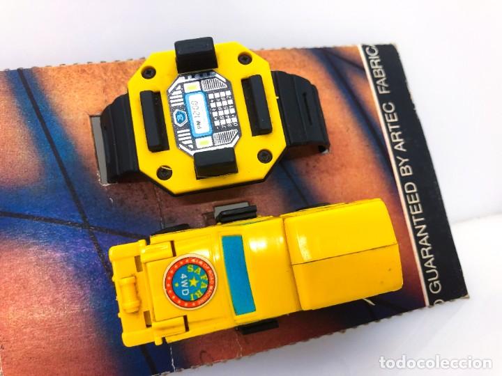 Juguetes antiguos: Lote de Transformers con pulsera tipo reloj de la marca ARTEC - Foto 9