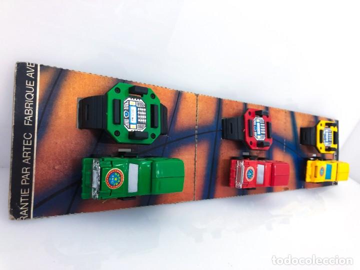 Juguetes antiguos: Lote de Transformers con pulsera tipo reloj de la marca ARTEC - Foto 11