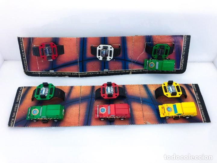 Juguetes antiguos: Lote de Transformers con pulsera tipo reloj de la marca ARTEC - Foto 12