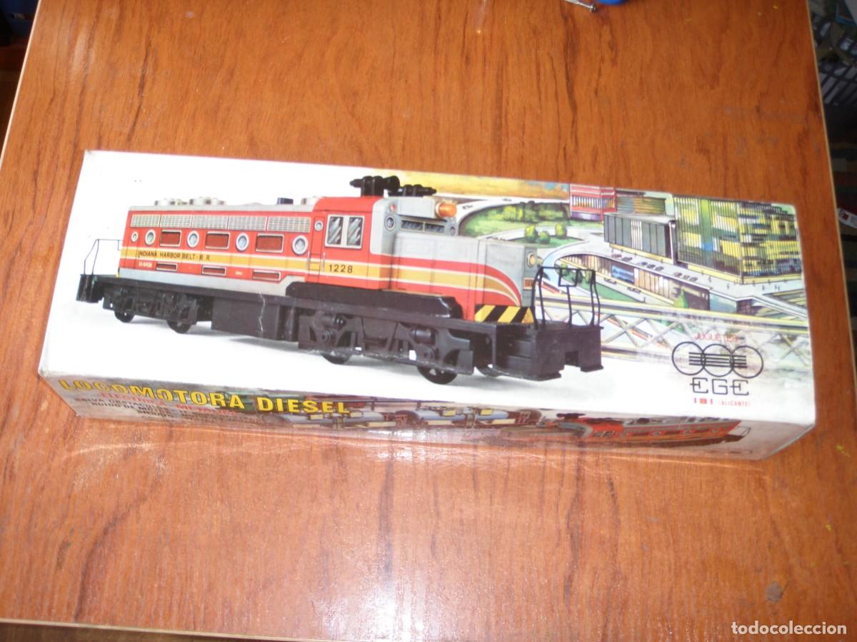 Juguetes antiguos: LOCOMOTORA DIESEL DE EGE REF 92 - Foto 2
