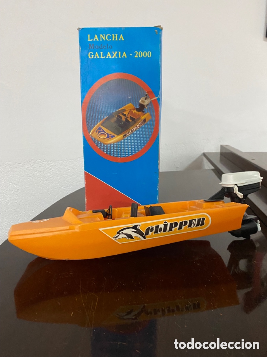lancha de juguete modelo flipper juguetes tibi - Buy Antique toys from  other classic brands on todocoleccion