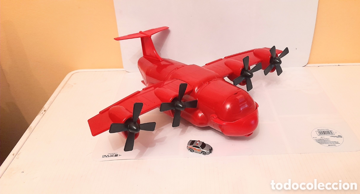 Juguetes antiguos: CARGO TRANSPORTER - MICRO MACHINE - CON COCHE EXCLUSIVO FIRE RESCUE - HASBRO 2020