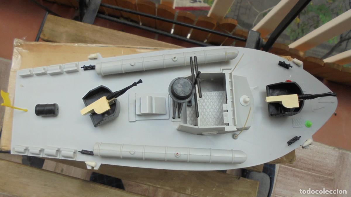 Juguetes antiguos: Torpedo schnell boot TSB76 marca Antriebe - Foto 13