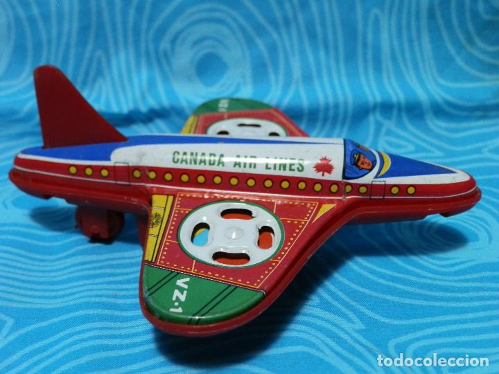 Juguetes antiguos: AVION, BERNABEU CANADA AIR LINES - Foto 5