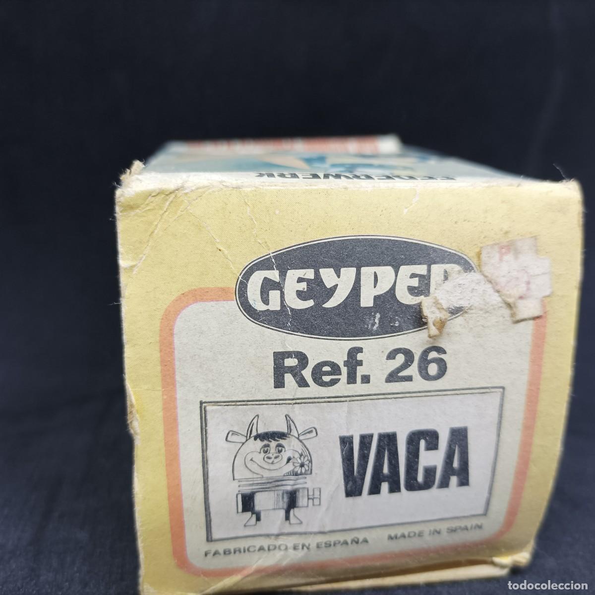 Juguetes antiguos: Vaca a resorte de Geyper - Foto 7