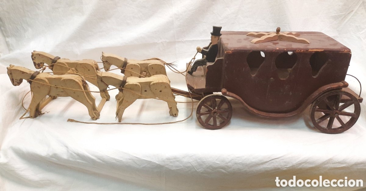 antiguo gran toro de carton piedra - juguete de - Buy Antique toys from  other classic brands on todocoleccion