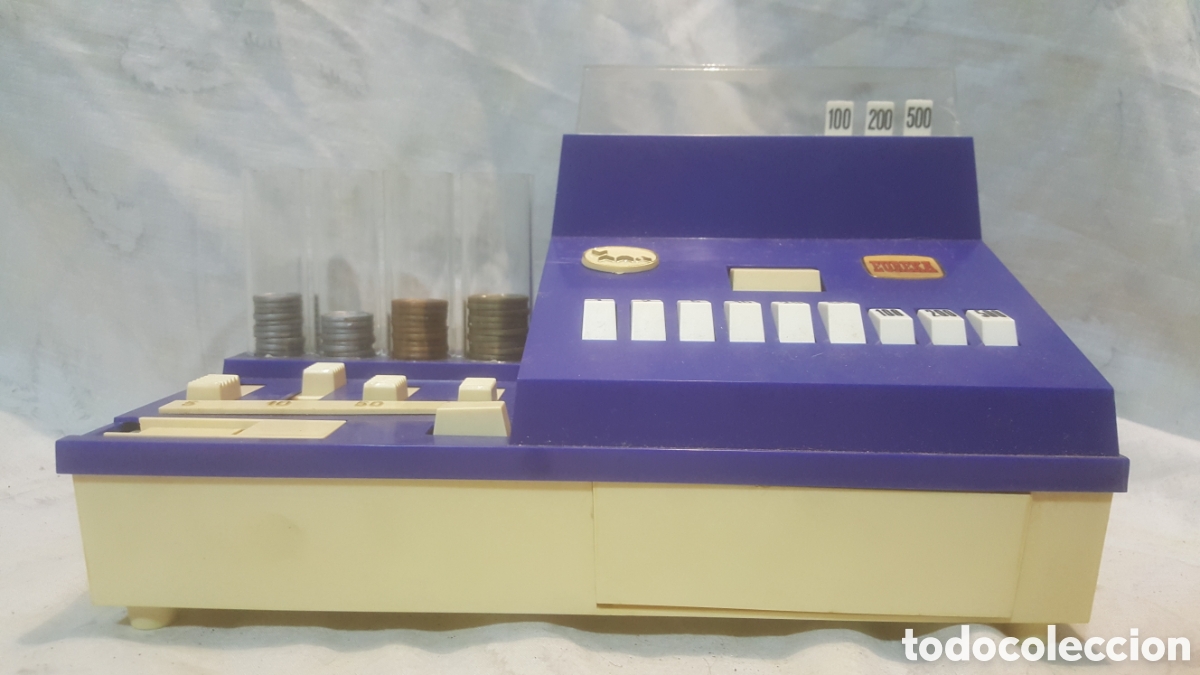 Juguetes antiguos: CAJA REGISTRADORA DE EUREKA REF.303 EN CAJA - Foto 2