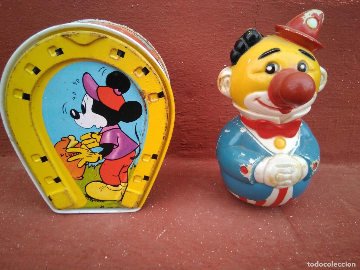 Juguetes antiguos: HUCHA DISNEY Y TENTETIESO - Foto 1