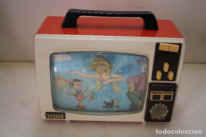 Juguetes antiguos: televisor feber - Foto 3