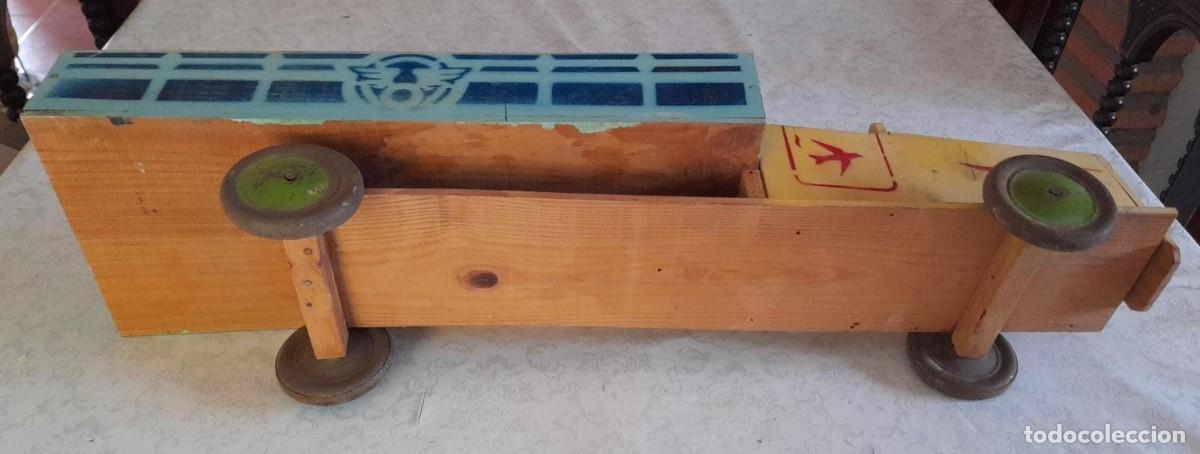 Juguetes antiguos: CAMI&Oacute;N DE MADERA DE DENIA - Foto 3