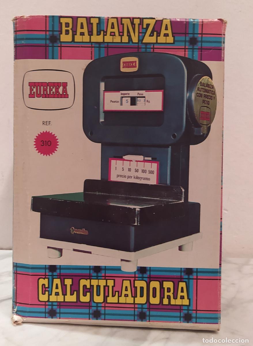 Juguetes antiguos: Balanza calculadora Eureka - Foto 1